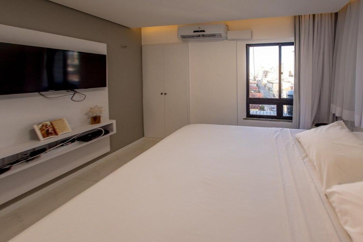 507 Lindo Flat mobiliado com vista lateral mar na Praia de Iracema Fortaleza (Ceara) Exterior foto