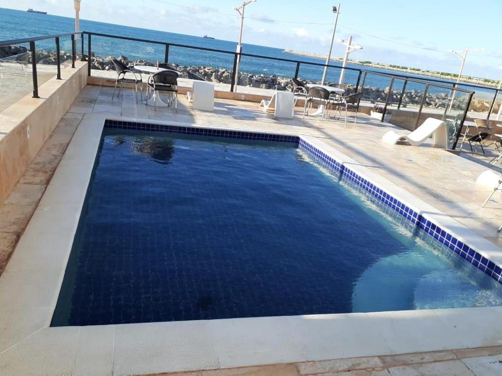507 Lindo Flat mobiliado com vista lateral mar na Praia de Iracema Fortaleza (Ceara) Exterior foto
