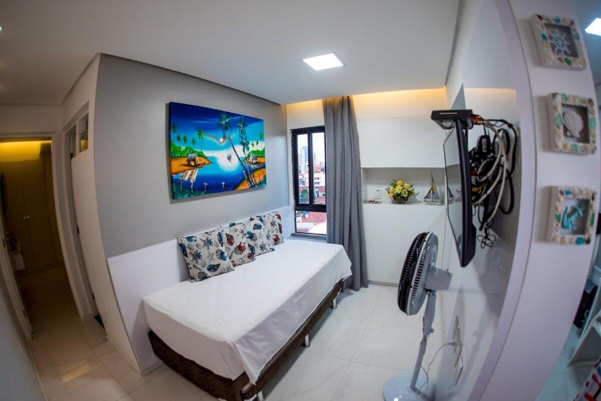 507 Lindo Flat mobiliado com vista lateral mar na Praia de Iracema Fortaleza (Ceara) Exterior foto